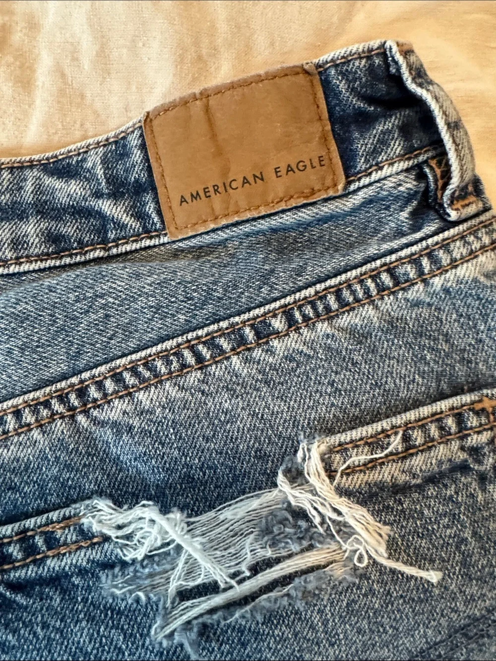 NWT American Eagle Outfitters Highest Rise Baggy Short Size 8